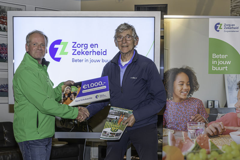 Cheque voor Voorschoten97