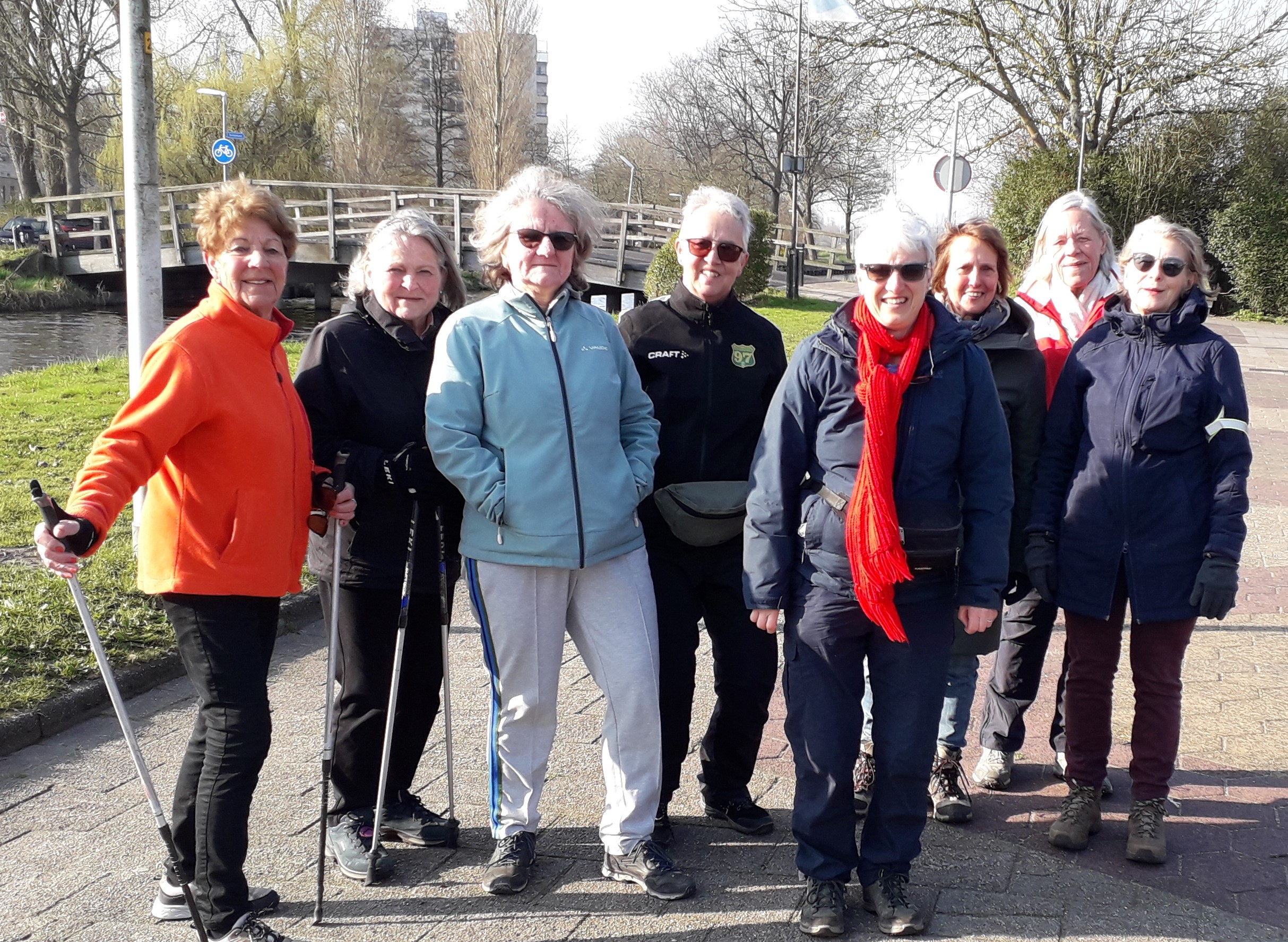 sportief wandelen vrijdagochtendgroep