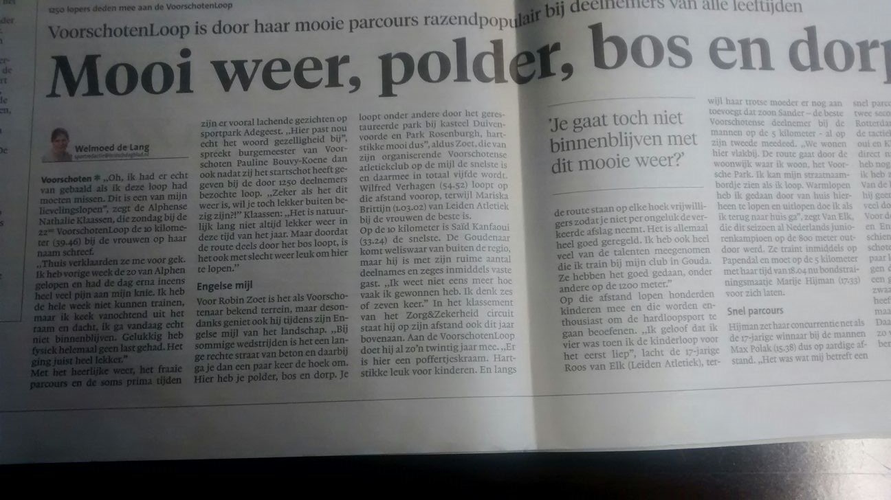 Leidsch Dagblad VoorschotenLoop