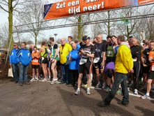 Wim bij de start Wim bij de start